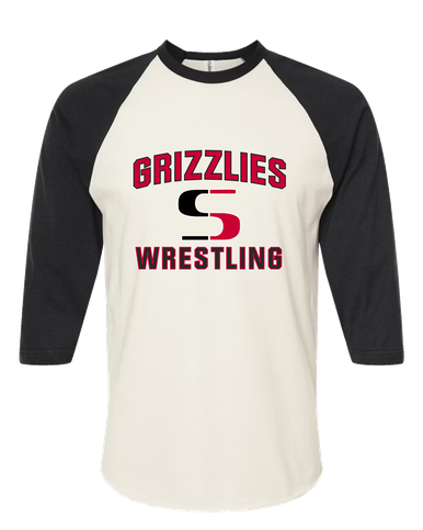 Sunnyside Grizzlies Wrestling Men's Baseball T-Shirt