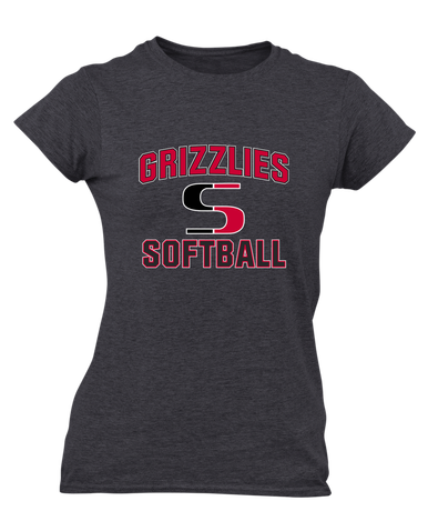Sunnyside Grizzlies Softball #1 Women's Premium SS T-Shirt