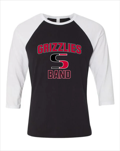 Sunnyside Grizzlies Band # 1 Women's Baseball T-Shirt