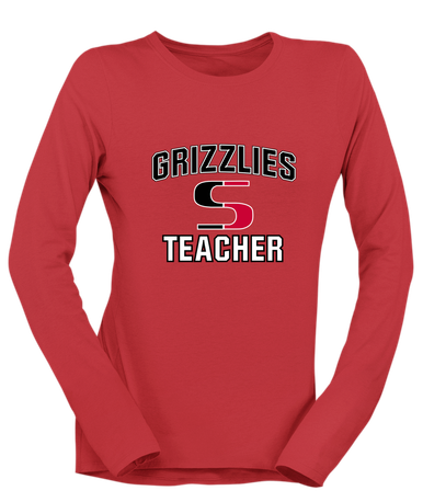 Sunnyside Grizzlies Teacher Women's LS T-Shirt