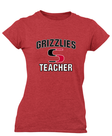 Sunnyside Grizzlies Teacher Women's Premium SS T-Shirt