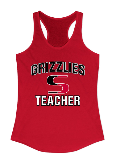 Sunnyside Grizzlies Teacher Women's Tank Top