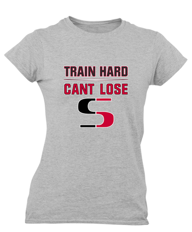 Sunnyside Grizzlies Train Hard, Can't Lose Women's Premium SS T-Shirt