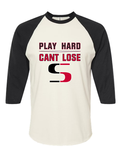 Sunnyside Grizzlies Play Hard, Can't Lose Women's Baseball T-Shirt