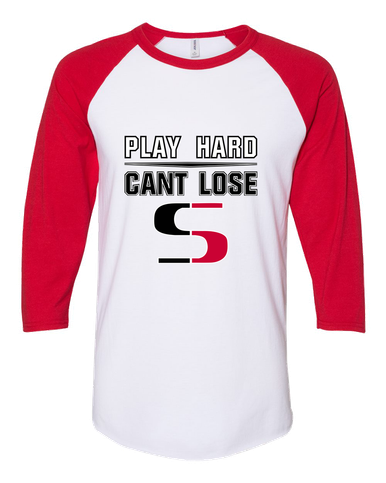 Sunnyside Grizzlies Play Hard, Can't Lose Men's Baseball T-Shirt