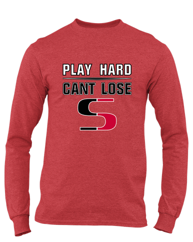 Sunnyside Grizzlies Play Hard, Can't Lose Men's Premium LS T-Shirt