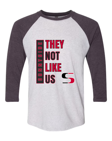 Sunnyside Grizzlies They Not Like Us #1 Men's Baseball T-Shirt