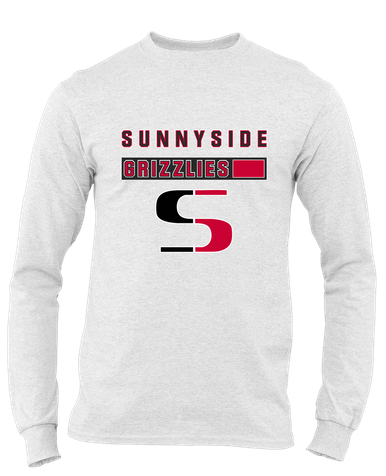 Sunnyside Grizzlies Mascot #7 Men's LS T-Shirt