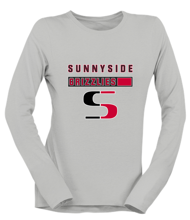 Sunnyside Grizzlies Mascot #7 Women's Premium LS T-Shirt