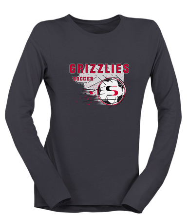 Sunnyside Grizzlies Soccer #2 Women's Premium LS T-Shirt