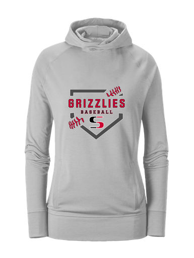 Sunnyside Grizzlies Baseball #2 Women's Hoodie