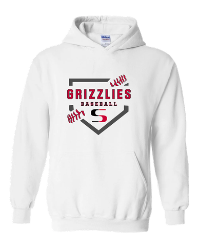 Sunnyside Grizzlies Baseball #2 Men's Hoodie