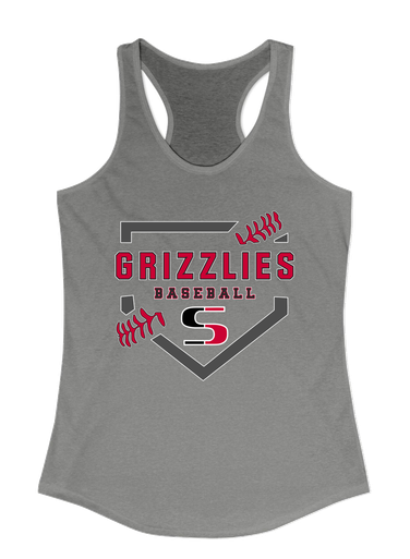 Sunnyside Grizzlies Baseball #2 Women's Tank Top