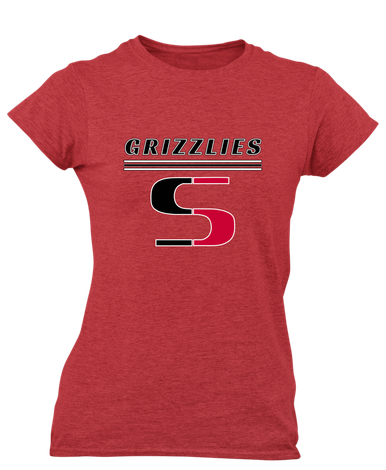 Sunnyside Grizzlies Mascot #8 Women's SS T-Shirt