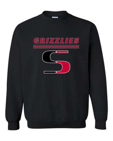 Sunnyside Grizzlies Mascot #8 Men's Sweatshirt