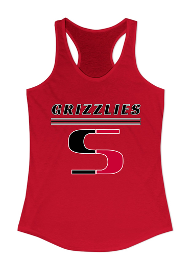 Sunnyside Grizzlies Mascot #8 Women's Tank Top