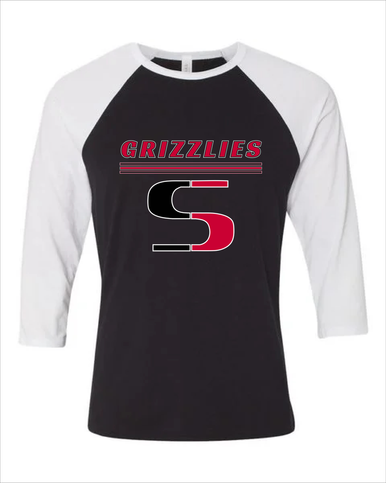 Sunnyside Grizzlies Mascot #8 Men's Baseball T-Shirt