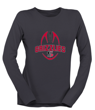 Sunnyside Grizzlies Football #5 Women's Premium LS T-Shirt