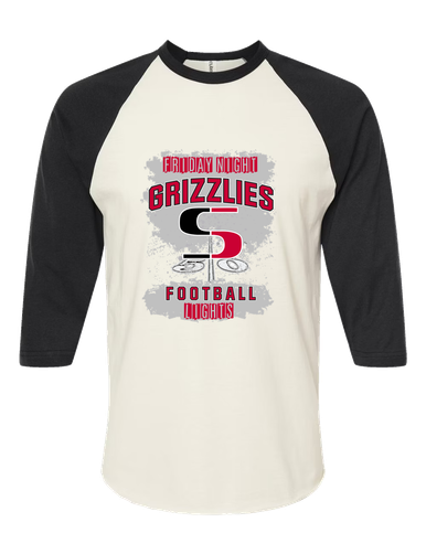 Sunnyside Grizzlies Football #6 Men's Baseball T-Shirt