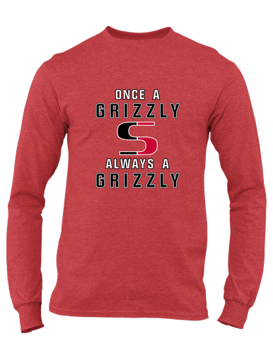 Sunnyside Grizzlies Once A Men's Premium LS T-Shirt