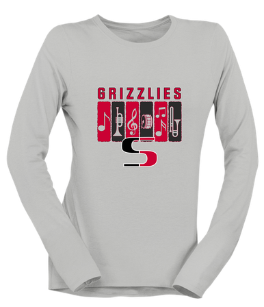 Sunnyside Grizzlies Band # 2 Women's Premium LS T-Shirt