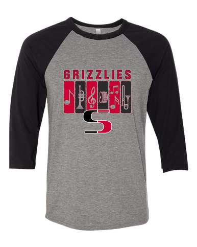 Sunnyside Grizzlies Band # 2 Women's Baseball T-Shirt