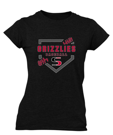 Sunnyside Grizzlies Softball #2 Women's SS T-Shirt