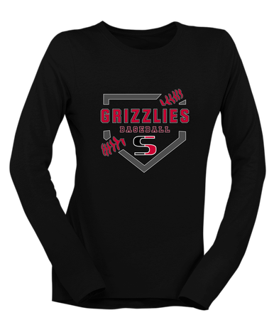 Sunnyside Grizzlies Softball #2 Women's LS T-Shirt