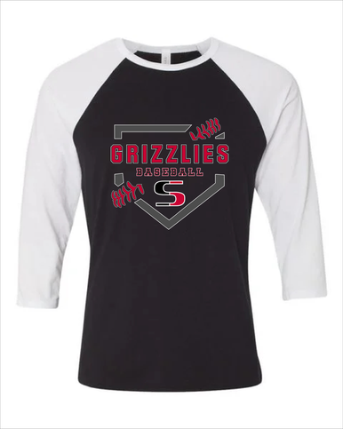 Sunnyside Grizzlies Softball #2 Women's Baseball T-Shirt