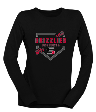 Sunnyside Grizzlies Softball #2 Women's Premium LS T-Shirt