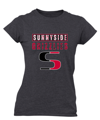 Sunnyside Grizzlies Mascot #9 Women's Premium SS T-Shirt