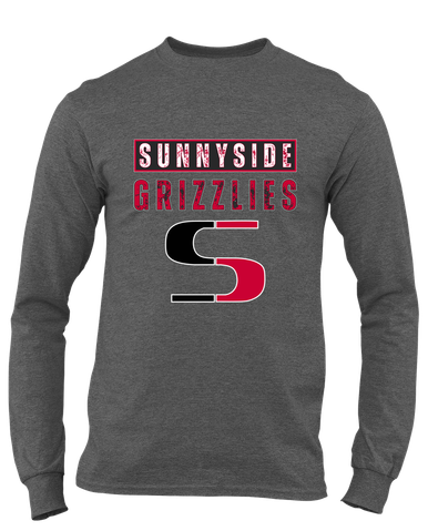 Sunnyside Grizzlies Mascot #9 Men's LS T-Shirt