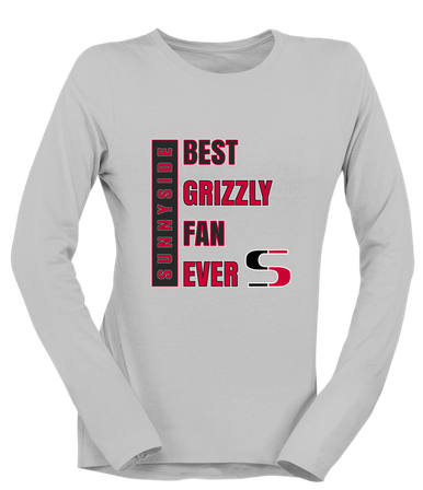 Sunnyside Grizzlies Best Grizzly Fan Women's LS T-Shirt
