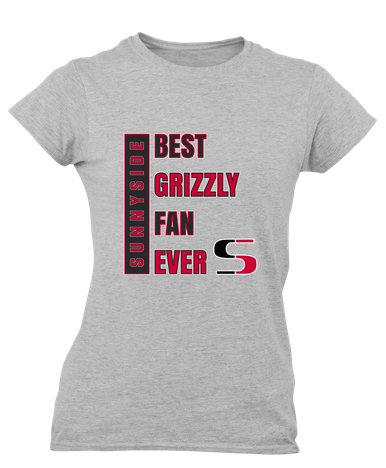 Sunnyside Grizzlies Best Grizzly Fan Women's Premium SS T-Shirt