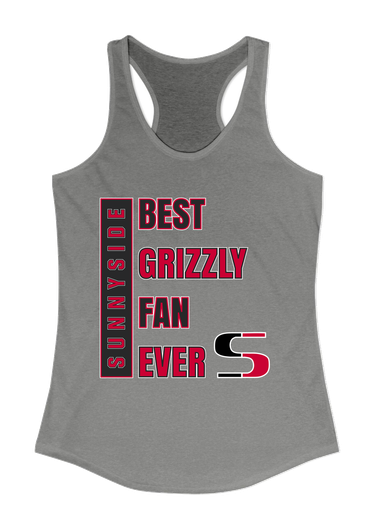 Sunnyside Grizzlies Best Grizzly Fan Women's Tank Top