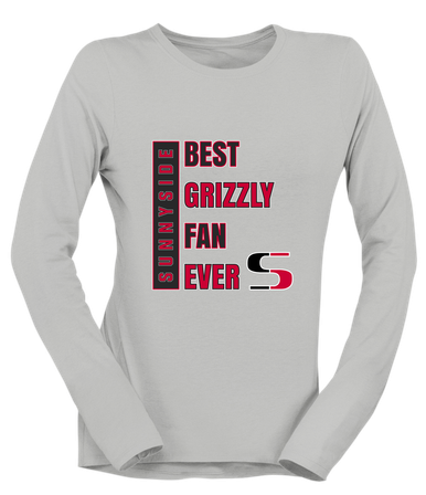 Sunnyside Grizzlies Best Grizzly Fan Women's Premium LS T-Shirt