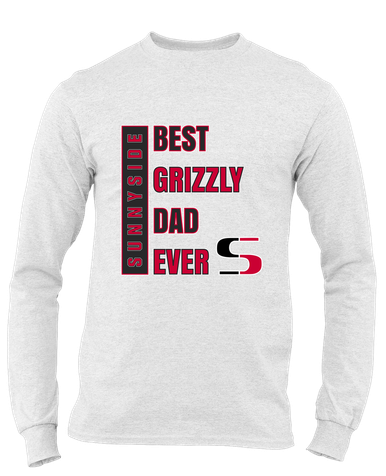 Sunnyside Grizzlies Best Grizzly Dad Men's Premium LS T-Shirt