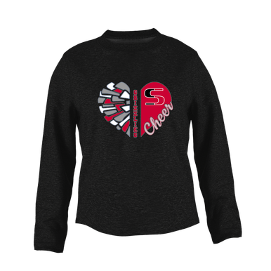Sunnyside Grizzlies Heart Cheer Women's Sweatshirt