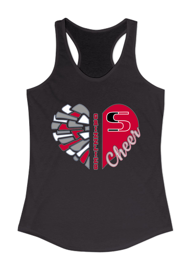Sunnyside Grizzlies Heart Cheer Women's Tank Top