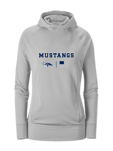 Trabuco Hills Mustangs Team Colors Flag Women's Hoodie