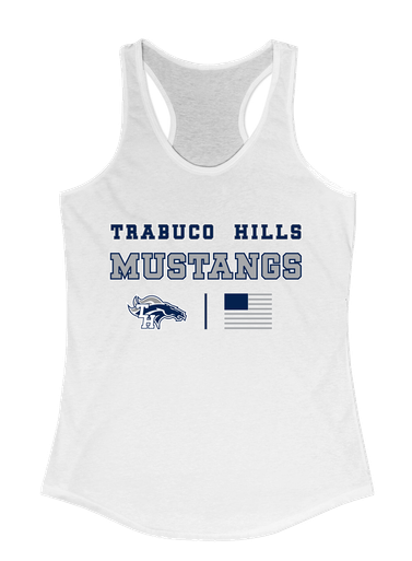 Trabuco Hills Mustangs Spirit Flag Women's Tank Top