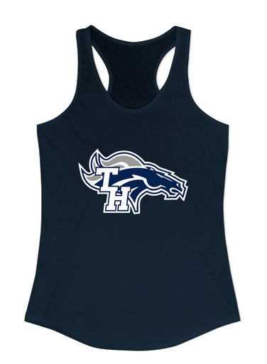 Trabuco Hills Mustangs Mascot #1 Women's Tank Top