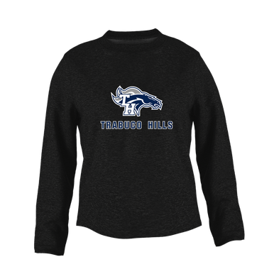 Trabuco Hills Mustangs Mascot #2 Women's Sweatshirt