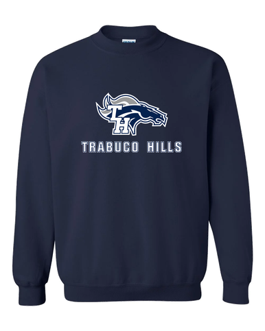 Trabuco Hills Mustangs Mascot #2 Men's Sweatshirt
