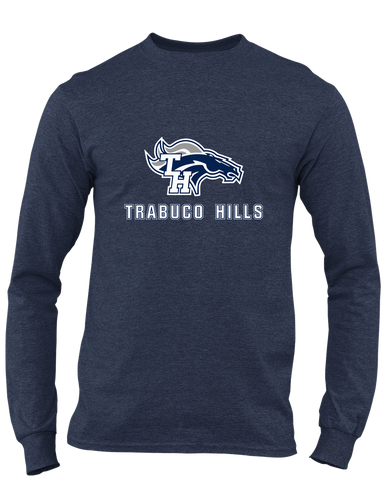 Trabuco Hills Mustangs Mascot #2 Men's LS T-Shirt