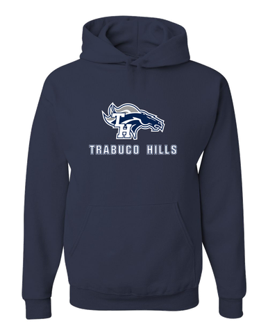 Trabuco Hills Mustangs Mascot #2 Men's Premium Hoodie
