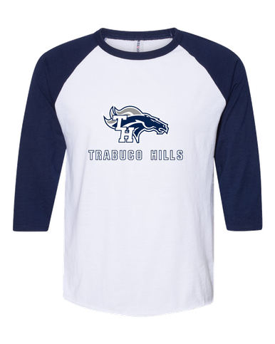Trabuco Hills Mustangs Mascot #2 Men's Baseball T-Shirt