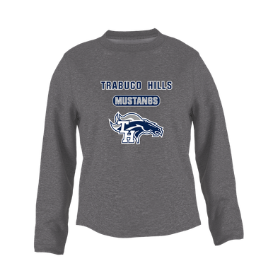 Trabuco Hills Mustangs Mascot #3 Women's Sweatshirt