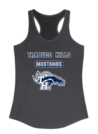 Trabuco Hills Mustangs Mascot #3 Women's Tank Top