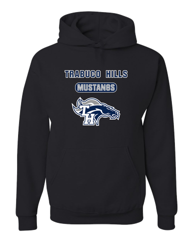 Trabuco Hills Mustangs Mascot #3 Men's Premium Hoodie